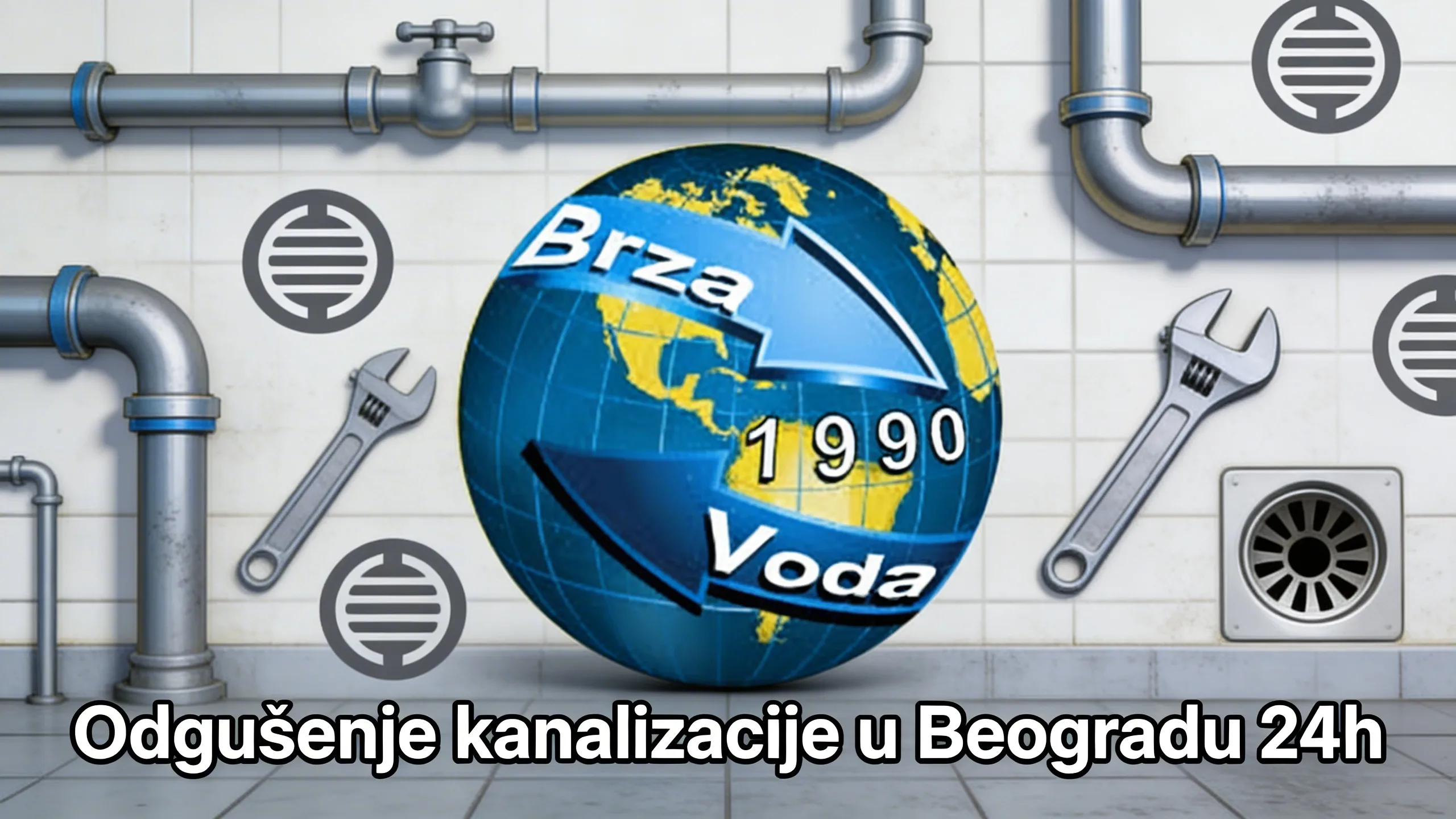 Odgušenje kanalizacije u Beogradu 24h – Non stop pomoć za hitne situacije